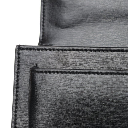 Saint Laurent Calfskin Medium Monogram Sunset Black 6 of 9