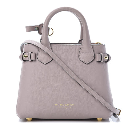 Burberry Grainy Calfskin House Check Baby Banner Tote Pale Orchid 1 of 11