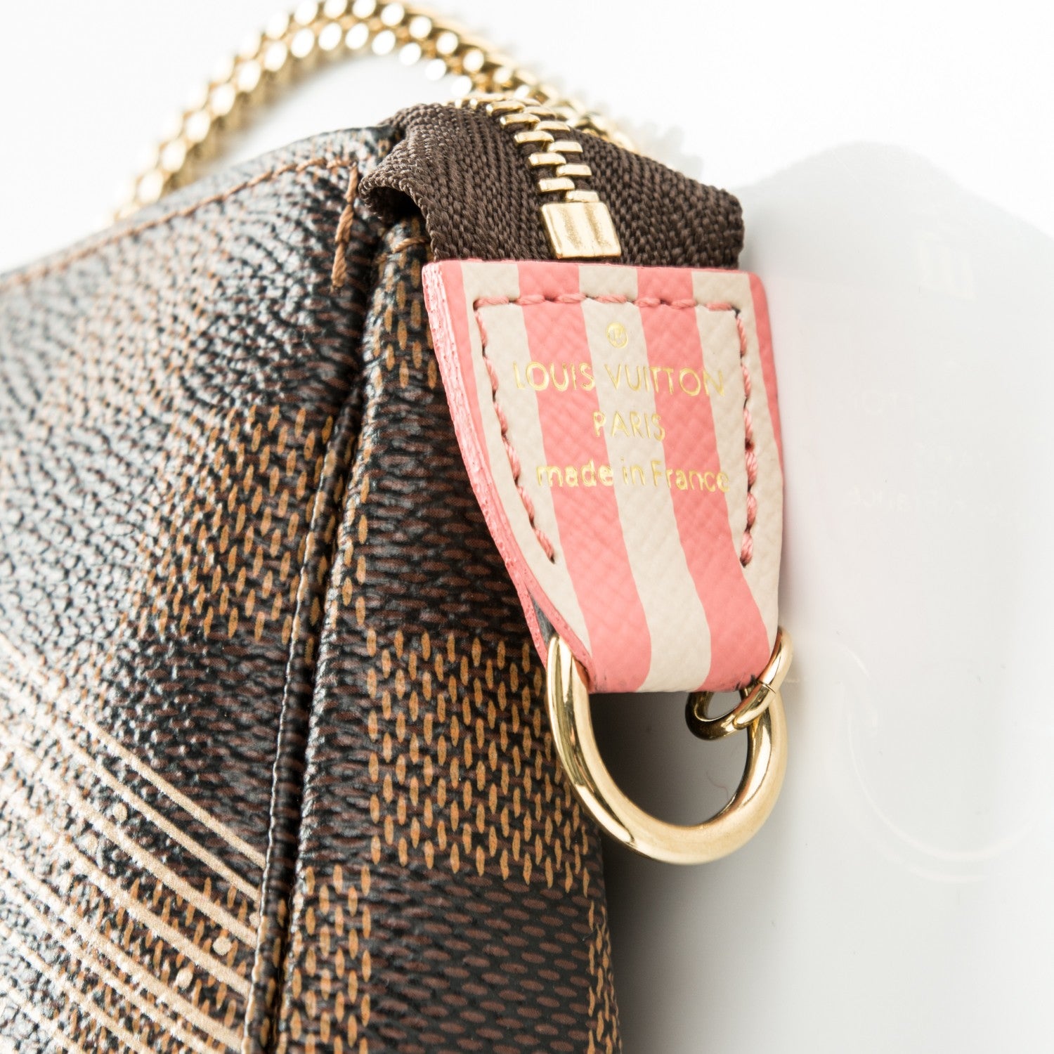 Louis Vuitton Damier Ebene 2014 Christmas Animation Mini Pochette Accessories 5 of 7