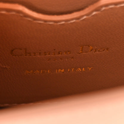 Christian Dior Smooth Calfskin Micro 30 Montaigne Flap Bag Pale Pink 6 of 11