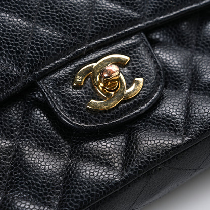 Chanel Caviar Quilted Medium Double Flap Black 12 of 12