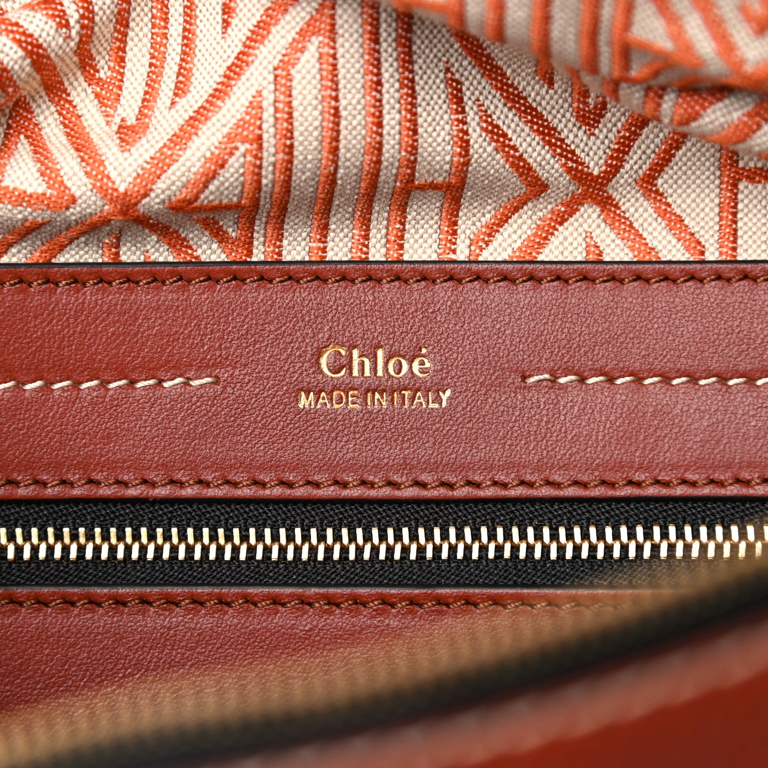 Chloe Calfskin Medium Daria Sepia Brown 6 of 11