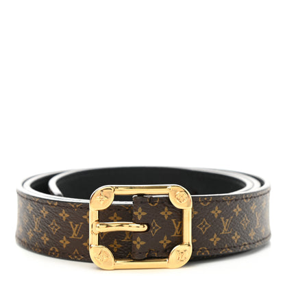 Louis Vuitton Monogram 25mm LV Malletier Belt 85 34 1 of 5