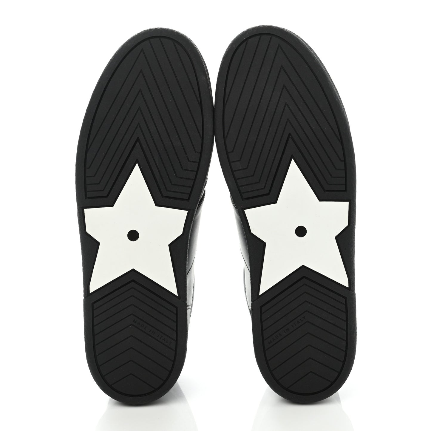 Calfskin Suede Logo Sneakers 38 Black