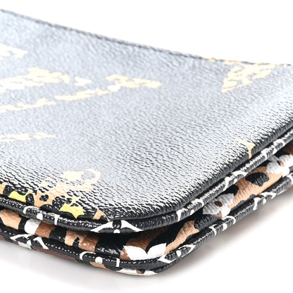 Louis Vuitton Monogram Giant Jungle Pochette Double Zip Black 10 of 10