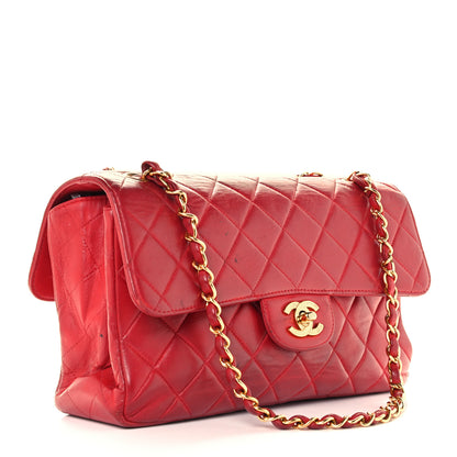 Chanel Lambskin Quilted Medium Double Sided Flap Red 3 of 12