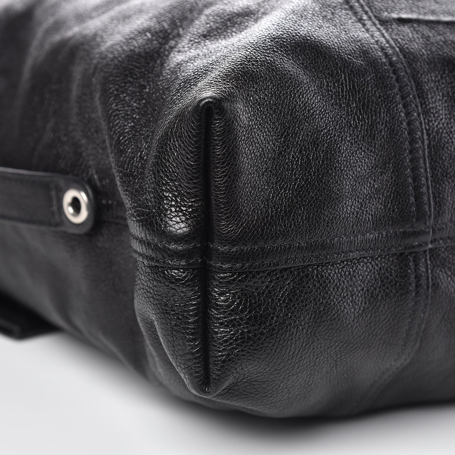 Prada Glace Calf Etiquette Hobo Black 8 of 10