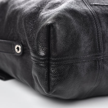Prada Glace Calf Etiquette Hobo Black 8 of 10
