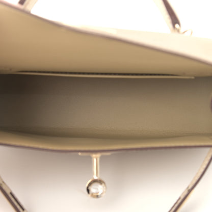 Hermes Epsom Horseshoe Mini Kelly Sellier 20 Trench Craie 4 of 9