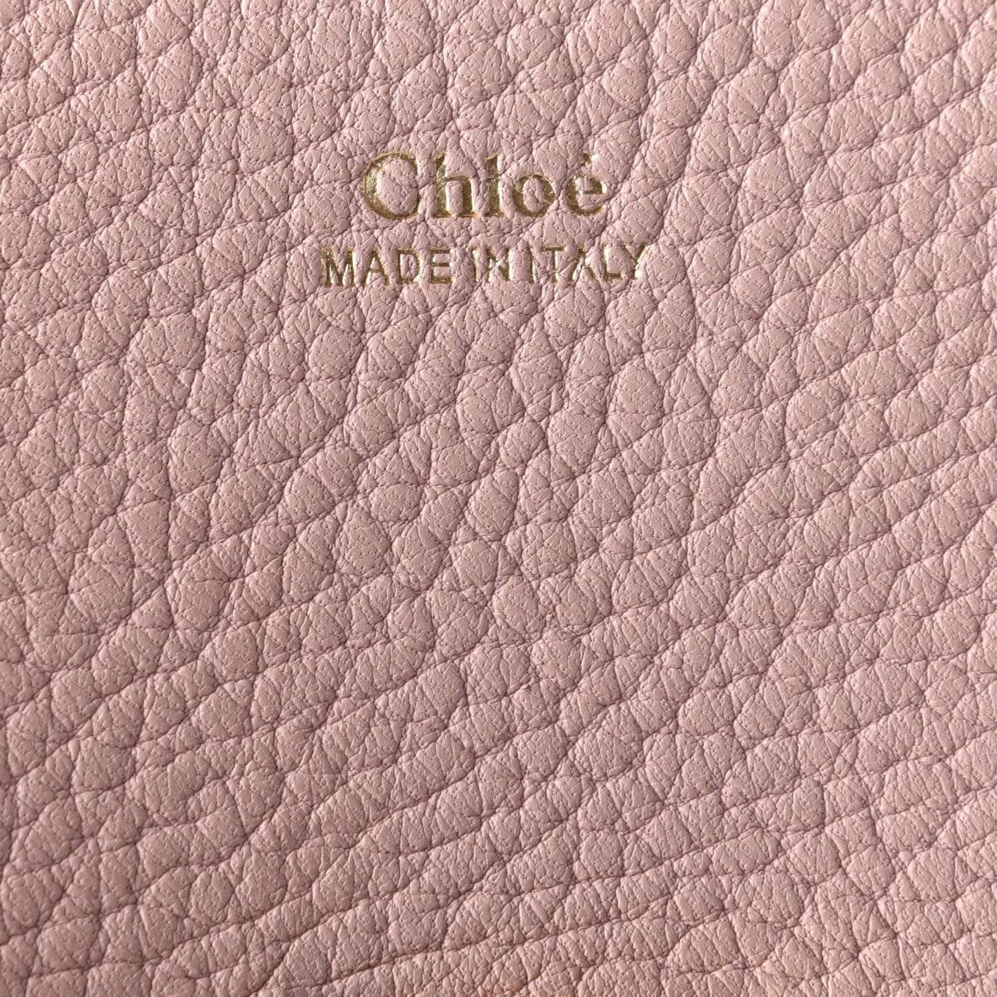 Grained Lambskin Drew Shoulder Bag Cement Pink