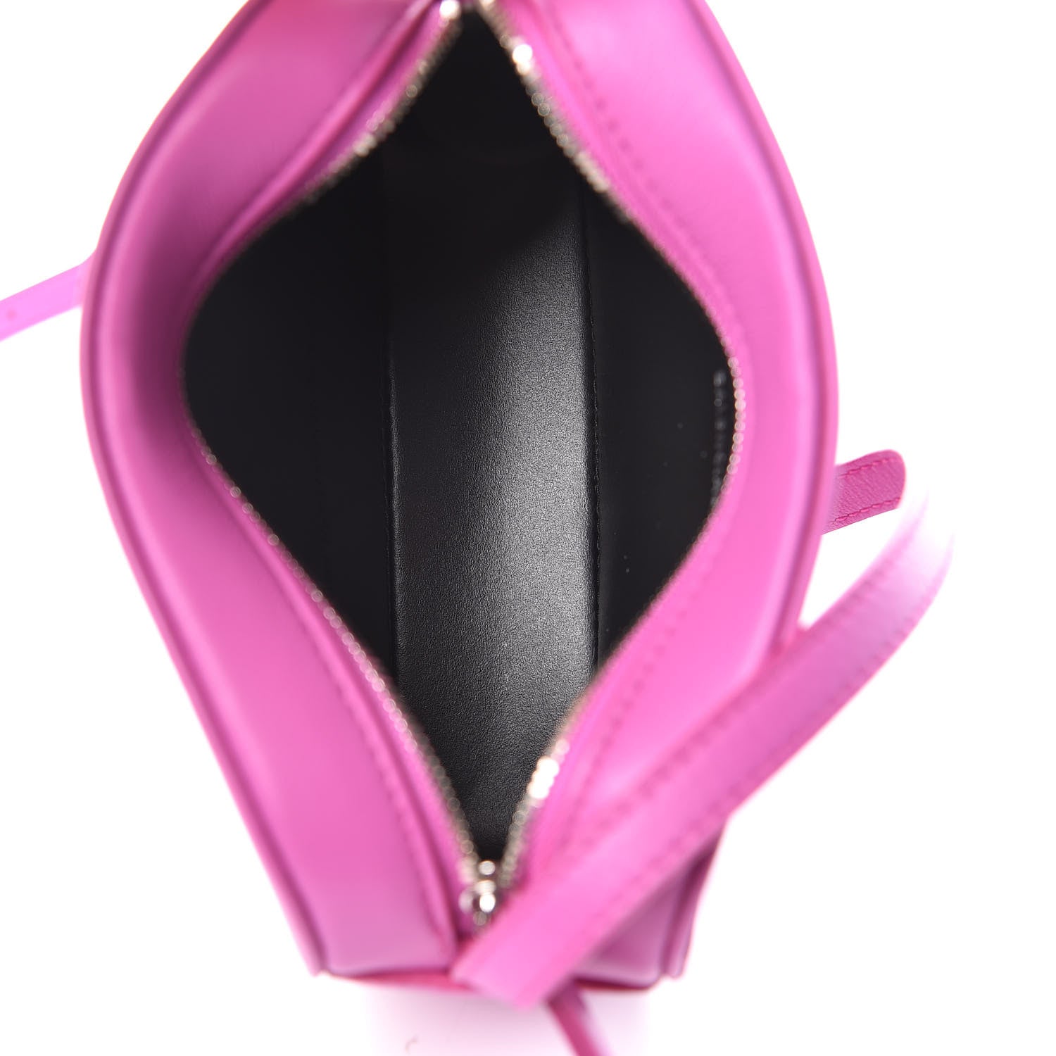 Balenciaga Calfskin Kittens Logo XS Everyday Camera Bag Fuchsia 7 of 10
