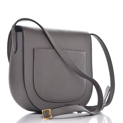 Celine Baby Grained Calfskin Small Trotteur Grey 3 of 7