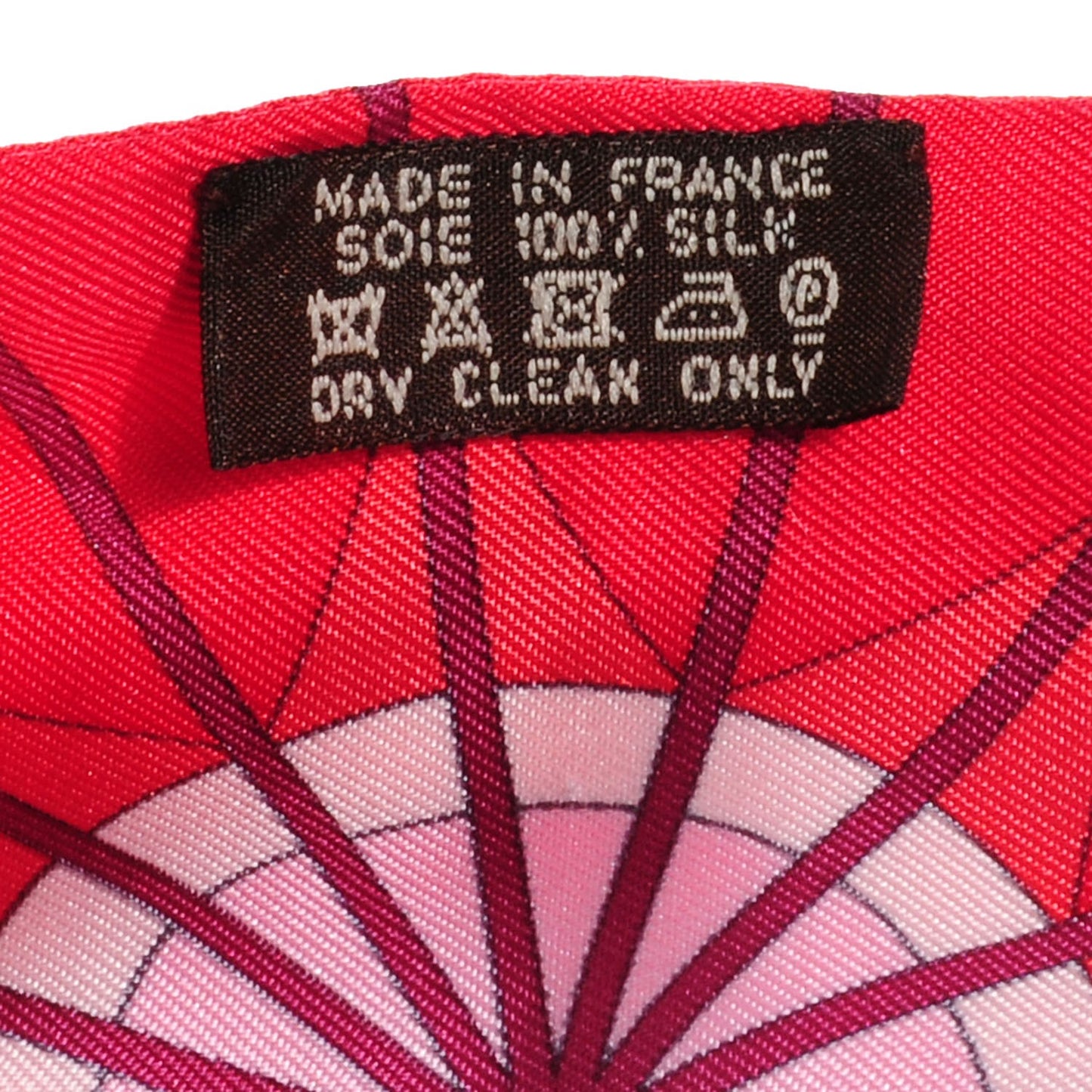 HERMES Silk Rose de Compas Twilly