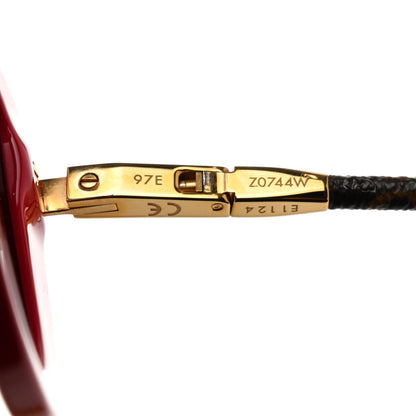 Louis Vuitton Monogram Charlotte Sunglasses Z0744W Cherry 7 of 8