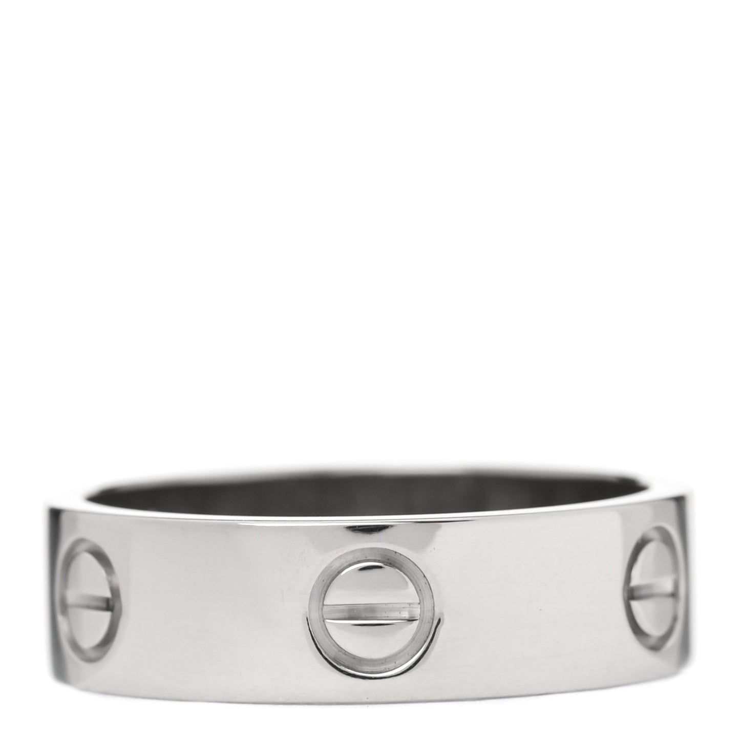 18K White Gold 5.5mm LOVE Ring 59 8.75