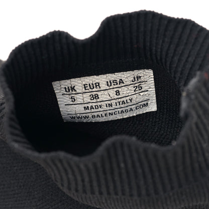 Balenciaga Neoprene Knit Womens Speed Sneakers 38 Black 7 of 8