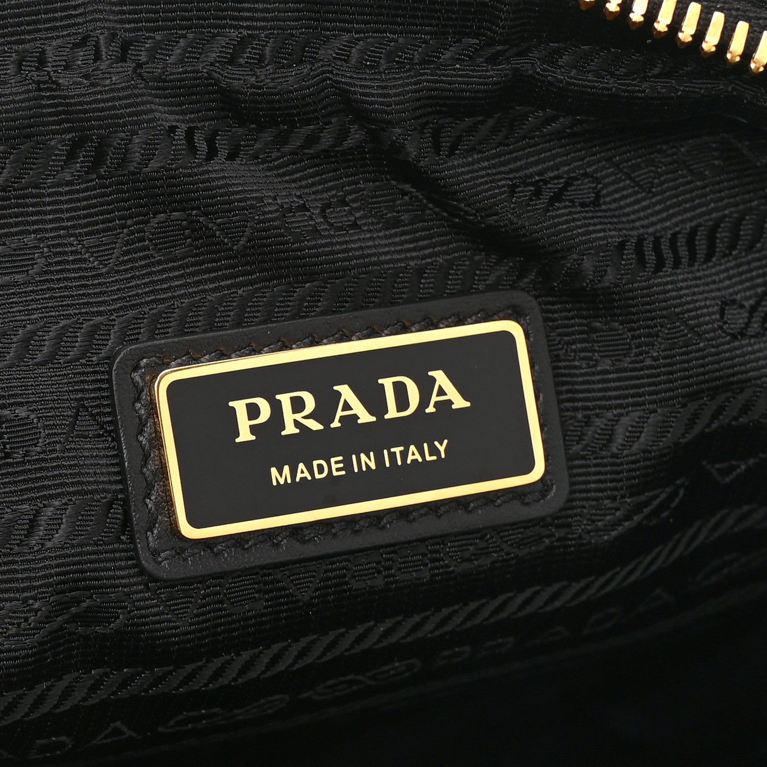 Prada Jacquard Saffiano Triangolo Symbole Embroidered Pocket Single Snap Buckle Messenger Flap Bag  Black Corda 6 of 10