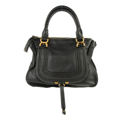 Chloe Calfskin Medium Marcie Satchel Black 1 of 8