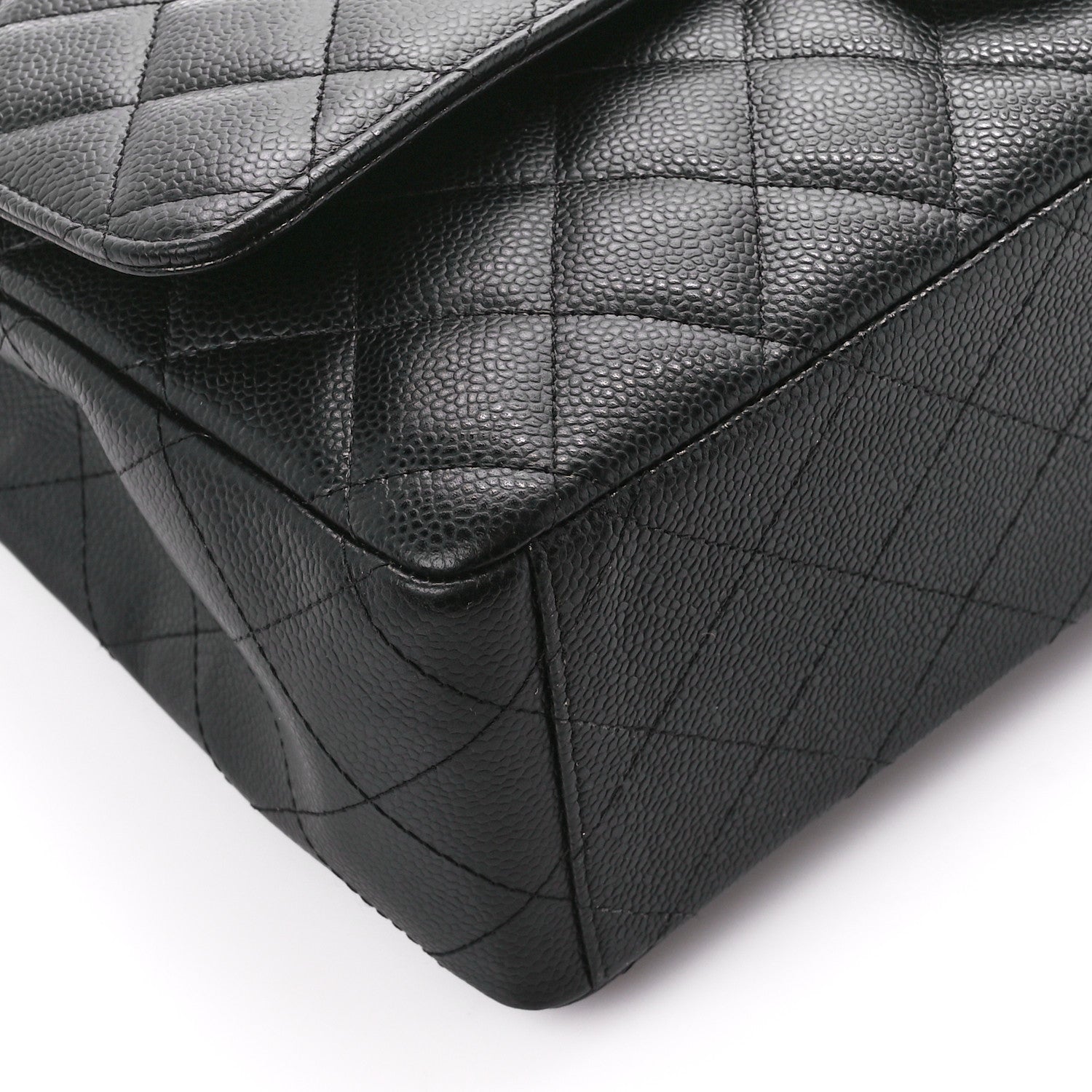 Chanel Caviar Quilted Maxi Double Flap Black 10 of 13