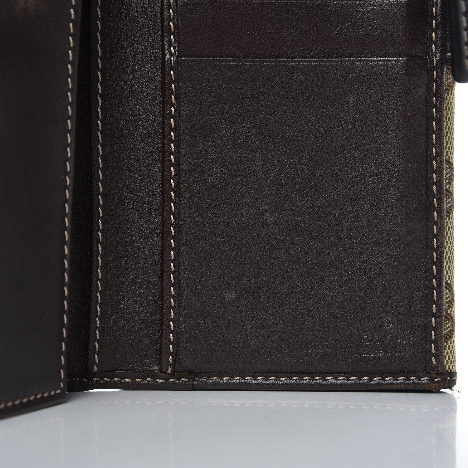 Gucci Monogram Guccioli Brando Chihuahua Continental Wallet Dark Brown 16 of 17