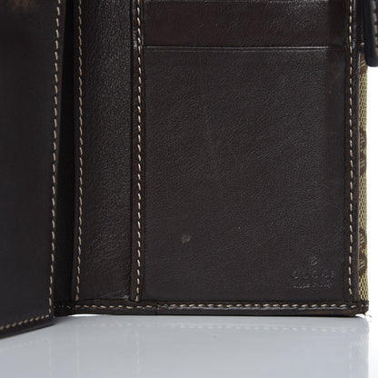 Gucci Monogram Guccioli Brando Chihuahua Continental Wallet Dark Brown 16 of 17