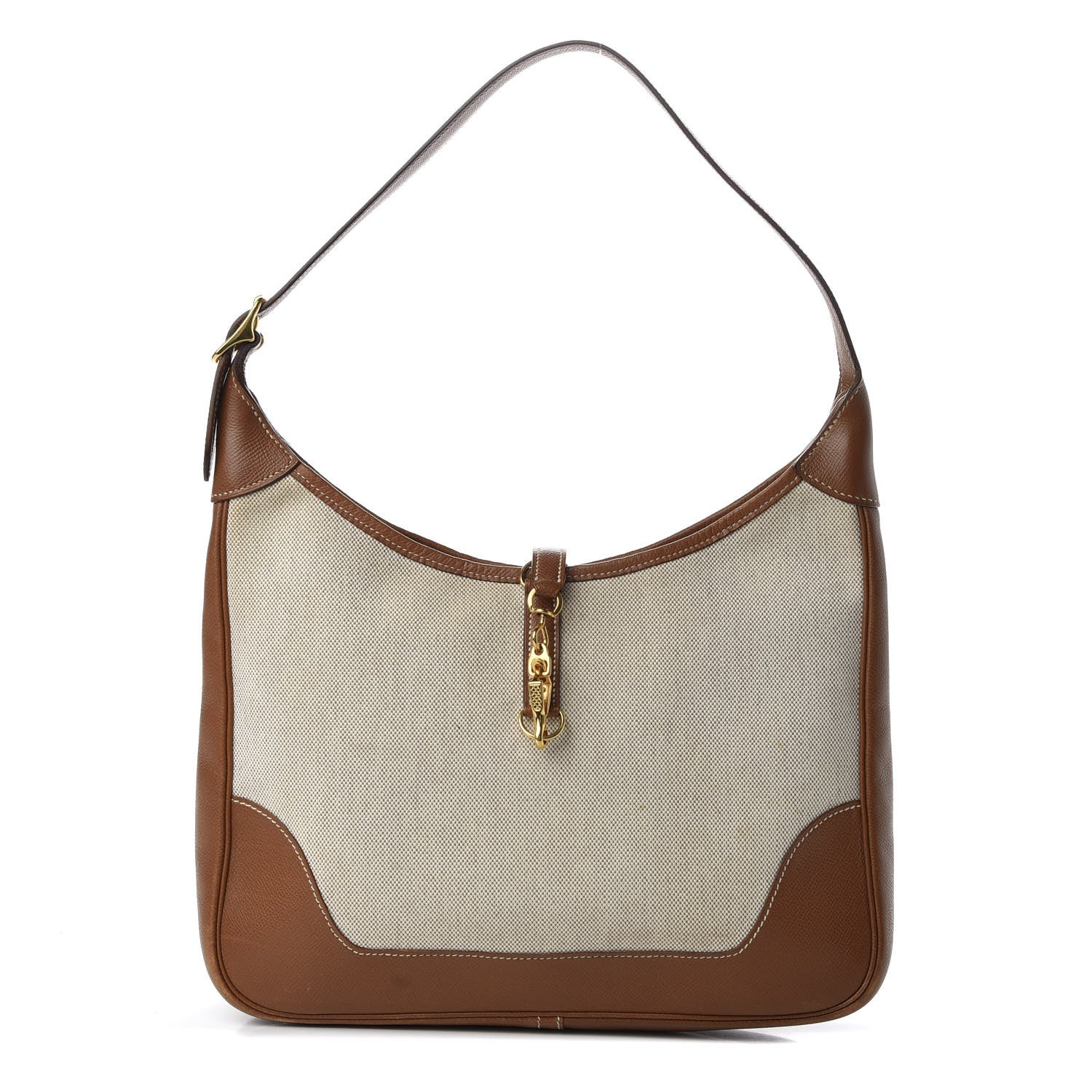 Hermes Toile Courchevel Trim II 31 Gold 1 of 9