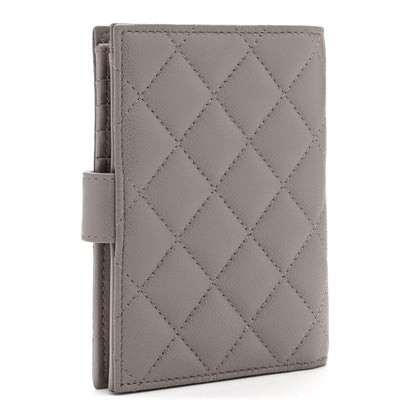 Chanel Caviar Quilted Passport Holder Grey 3 of 12