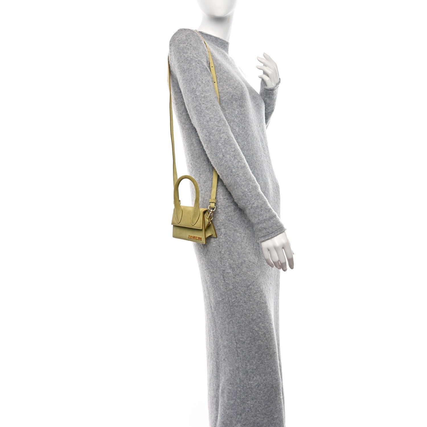 Jacquemus Suede Le Chiquito Light Green 3 of 8