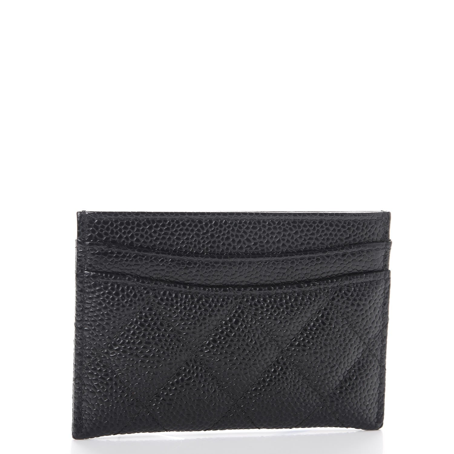 Chanel Caviar Quilted Card Holder Black 3 of 9