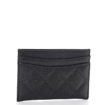 Chanel Caviar Quilted Card Holder Black 3 of 9