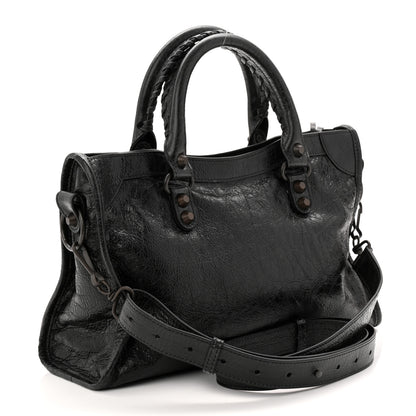 Balenciaga Agneau Arena Classic Hardware Small Le City Black 3 of 10