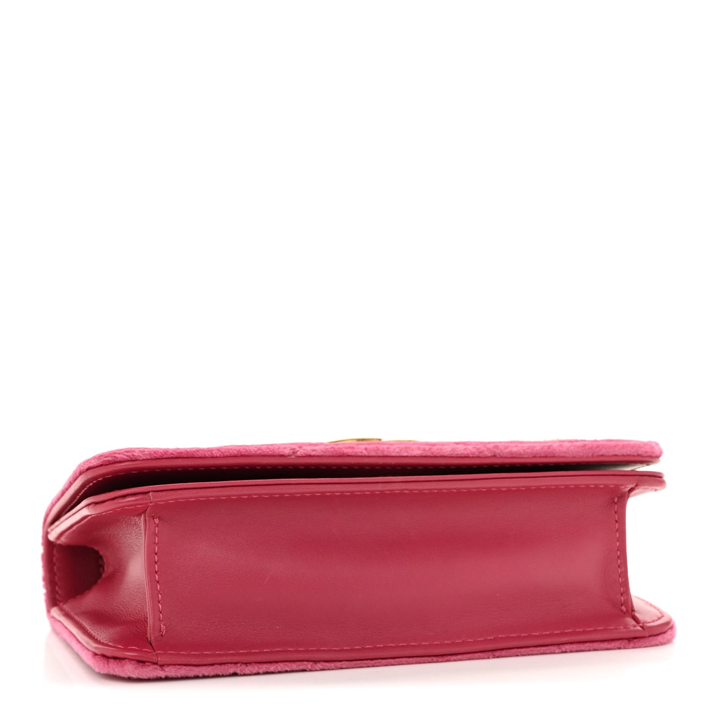 Velvet Matelasse Love Embroidered GG Marmont Mini Bag Light Raspberry Rose