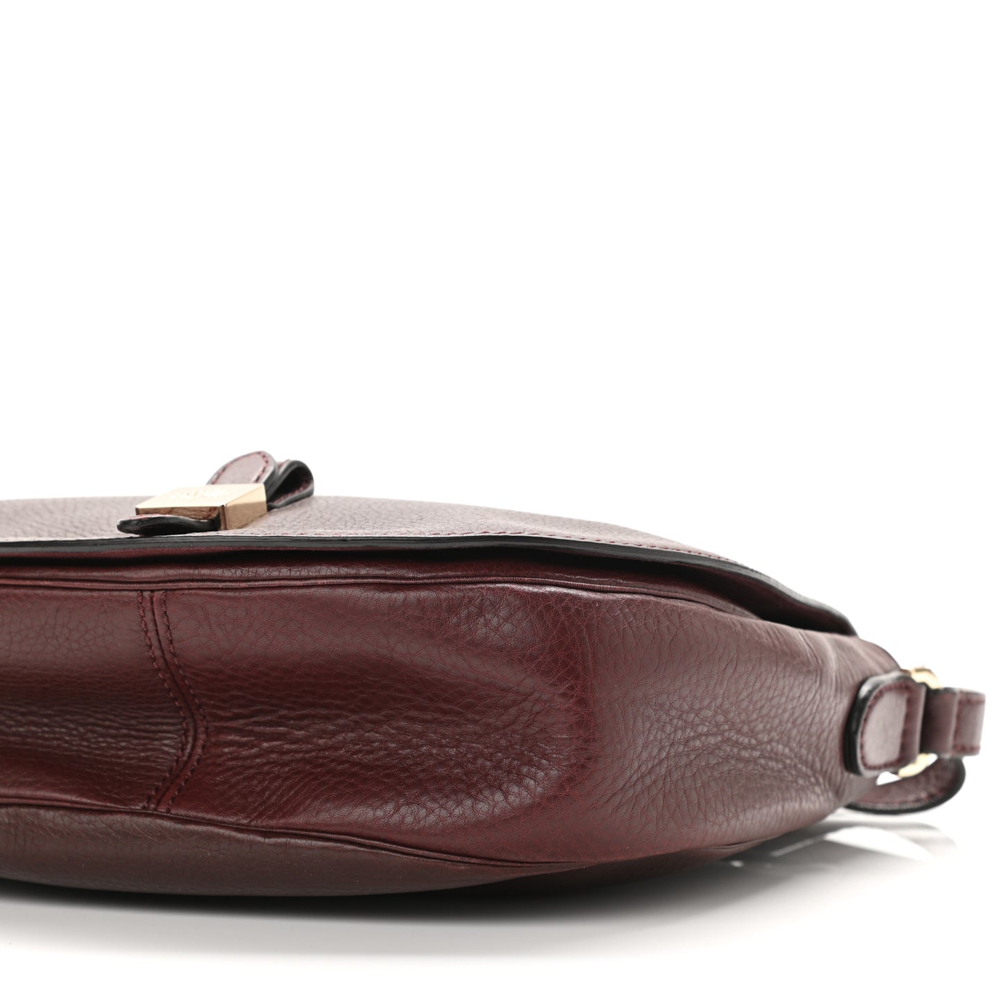 Soft Small Grain Tessie Satchel Oxblood