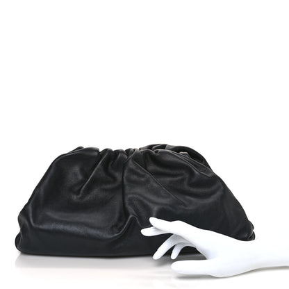 Bottega Veneta Smooth Butter Calf The Pouch Oversized Clutch Black 1 of 11
