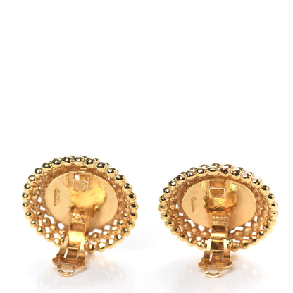 Chanel Pearl Clip On Earrings Gold 4 of 4