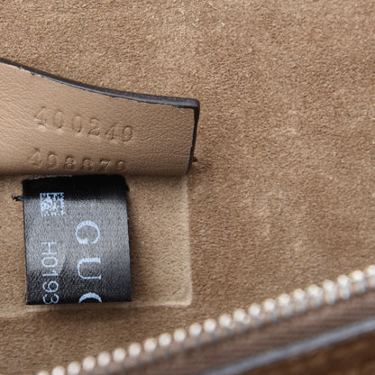 Gucci GG Supreme Monogram Small Dionysus Shoulder Bag Taupe 8 of 9