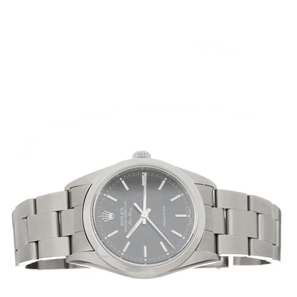 Rolex Stainless Steel 34mm Air-King Oyster Perpetual Precision Watch Black 14000M 2 of 4
