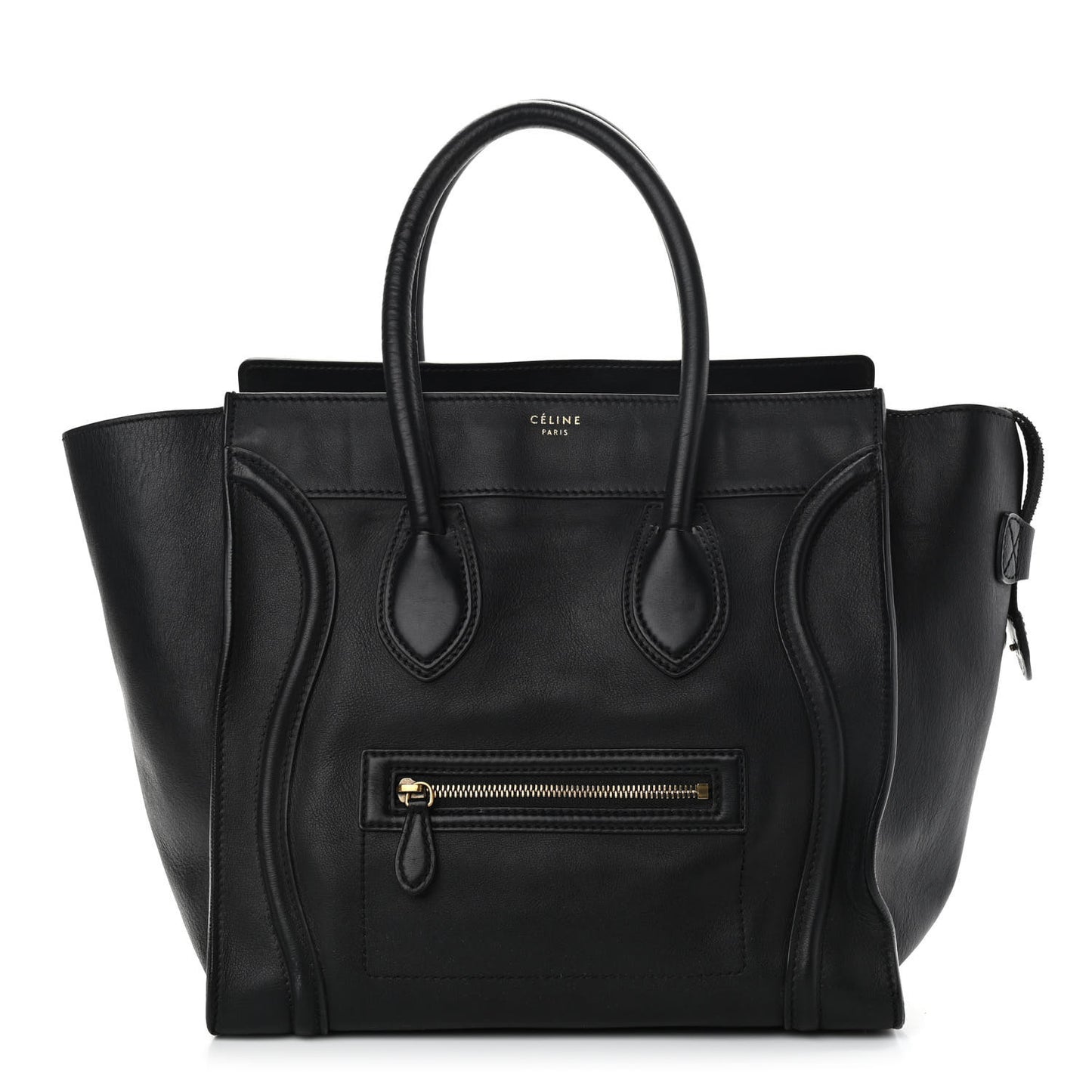 Smooth Calfskin Mini Luggage Black