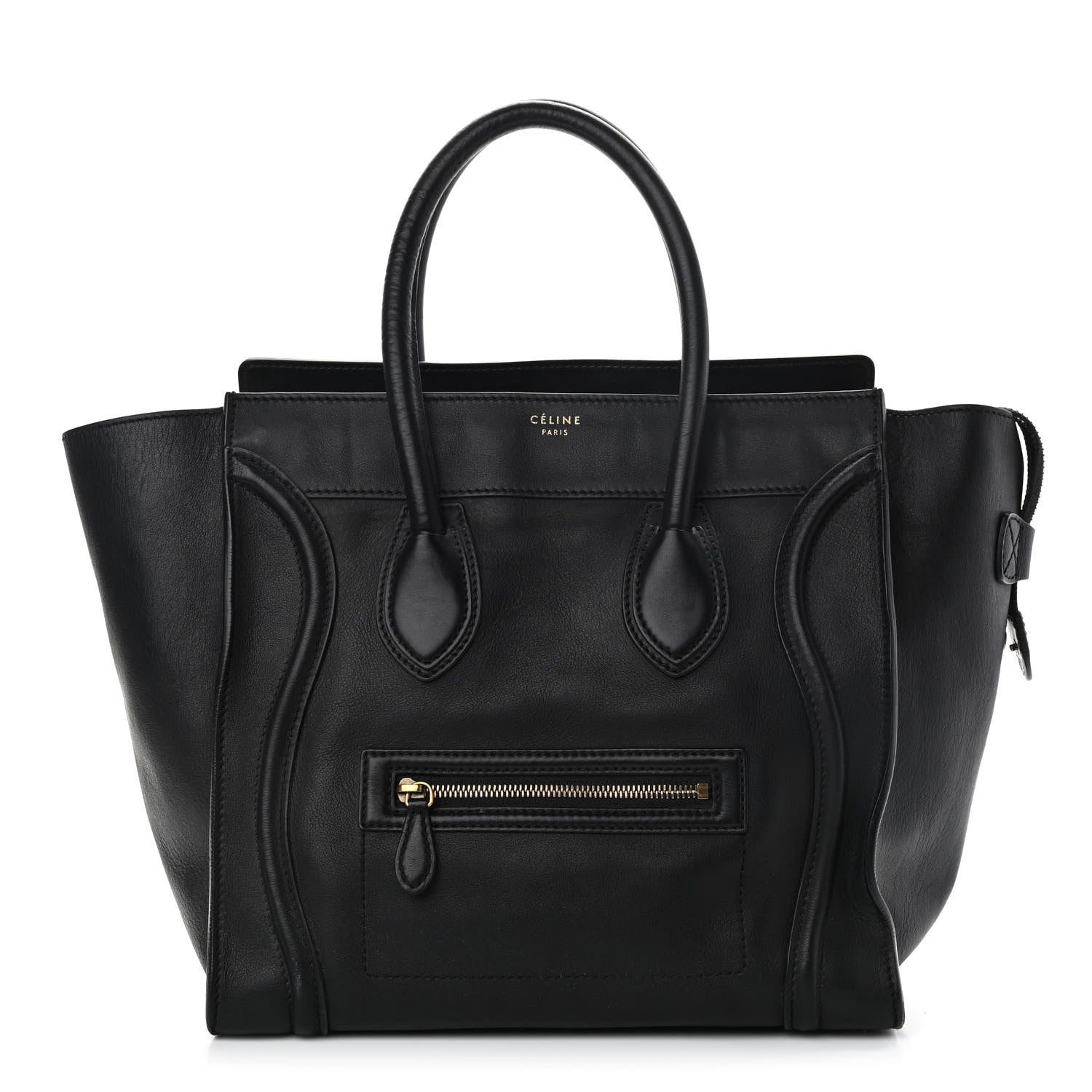 Celine Smooth Calfskin Mini Luggage Black 1 of 16