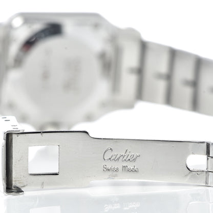 Cartier Stainless Steel 18K Yellow Gold 24mm Santos De Cartier Galbee Automatic Watch 6 of 7