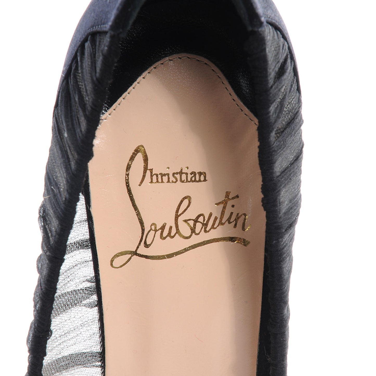 Satin Chiffon Ambrosina Pumps 37 Black