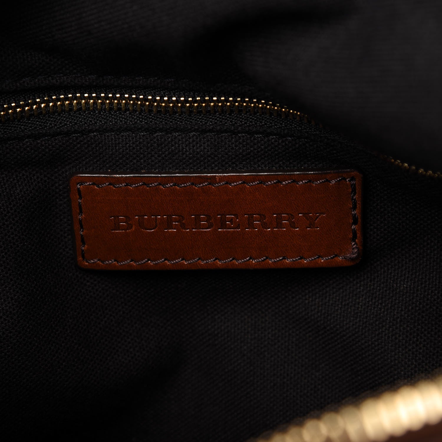 Burberry House Check Bridle Calfskin Small Ledbury Hobo Dark Tan 8 of 12