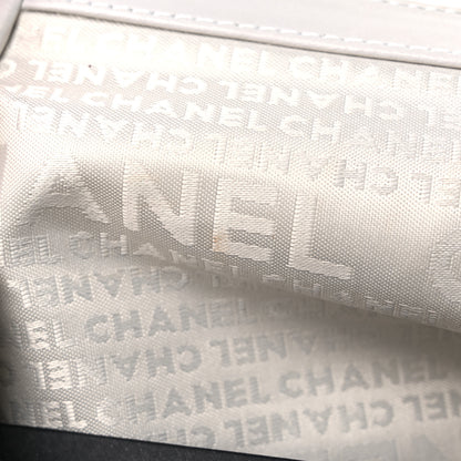 Chanel Lambskin Chain Fringe Handbag White 12 of 14