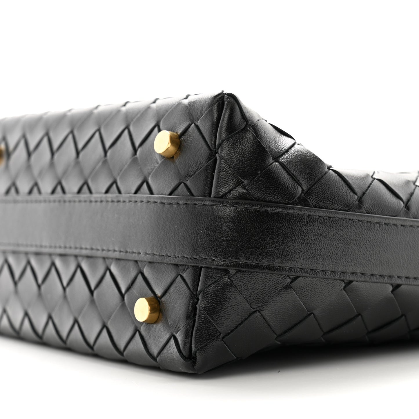 Calfskin Nappa Intrecciato Mini Wallace Black