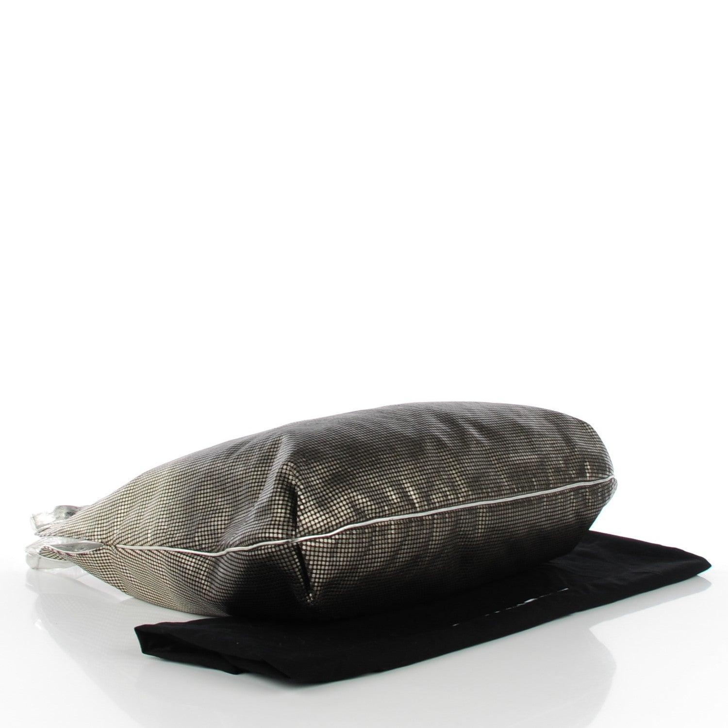 Chanel Metallic Perforated Lambskin Hollywood Hobo Silver 4 of 7