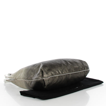 Chanel Metallic Perforated Lambskin Hollywood Hobo Silver 4 of 7