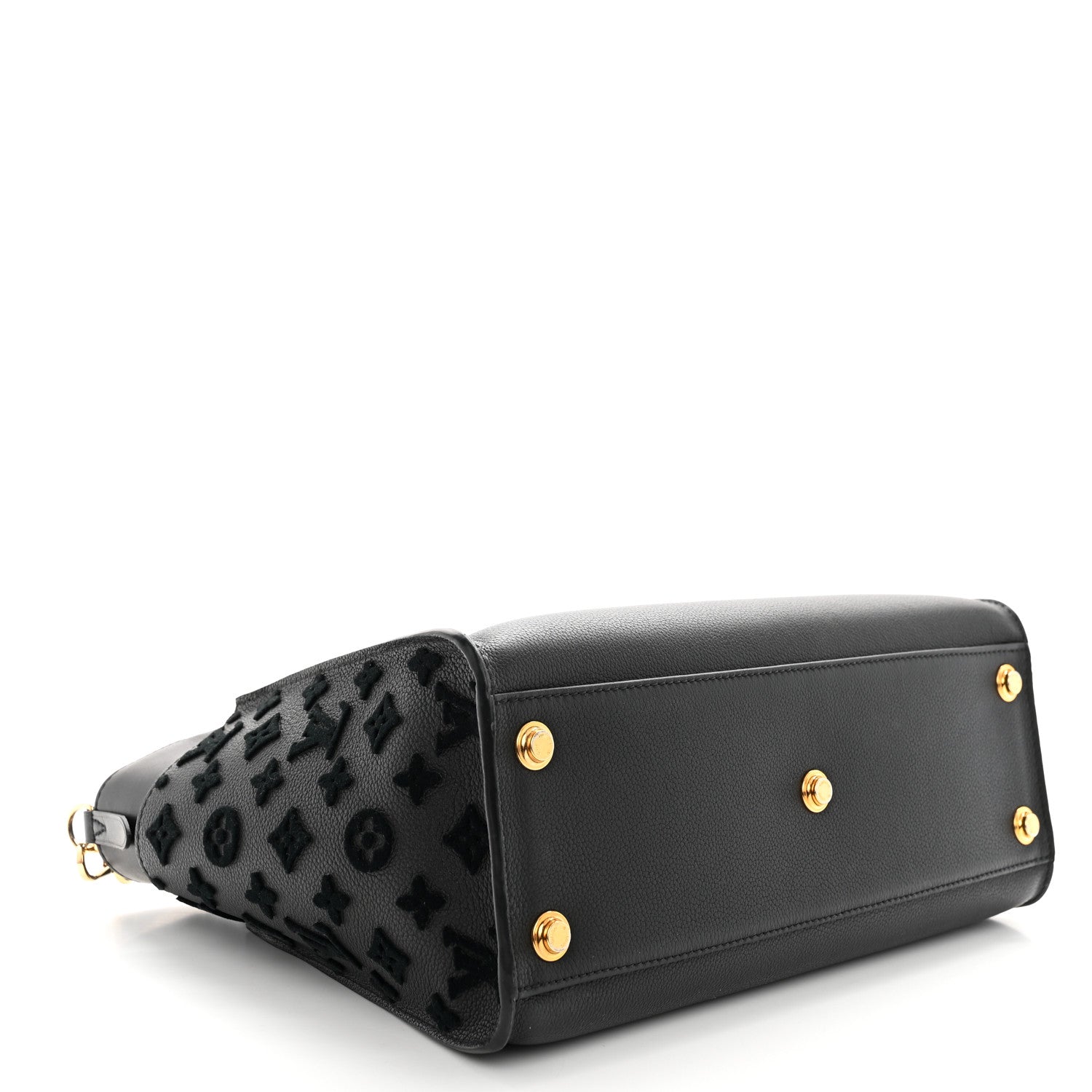 Louis Vuitton Calfskin Monogram Tufting On My Side Black 4 of 11