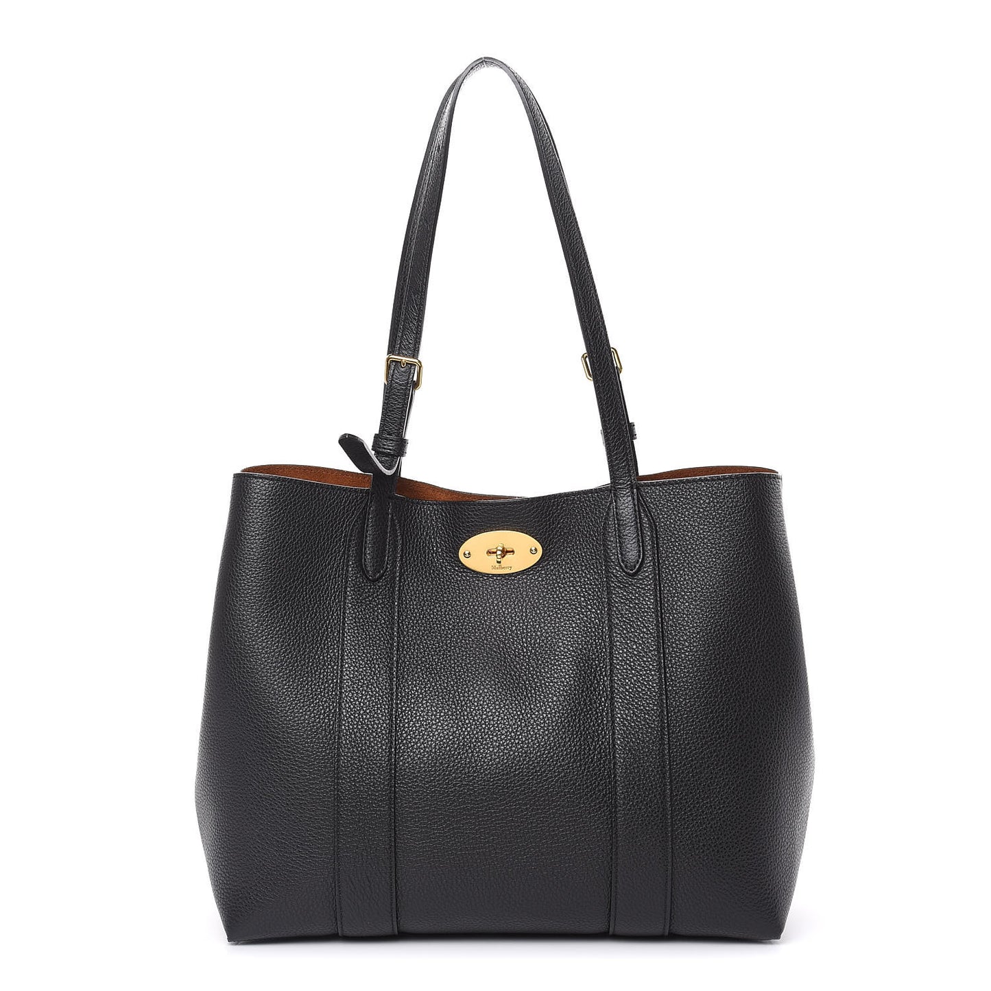 Small Classic Grain Bayswater Tote Black