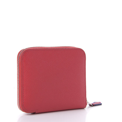 Hermes Epsom Silk'in Compact Wallet Bougainvillea 3 of 8