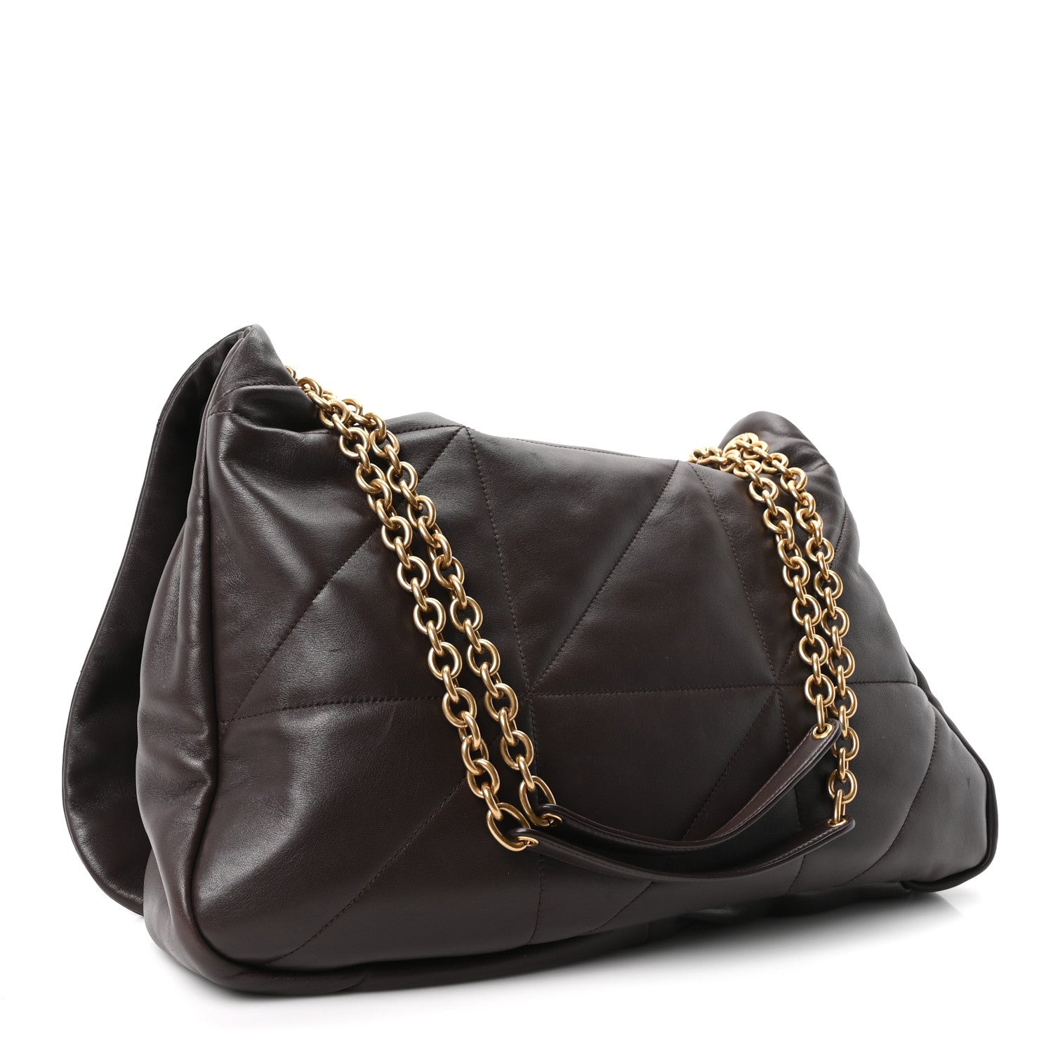 Saint Laurent Lambskin Matelasse Monogram Large Jamie 4.3 Dark Sweet Chocolate 3 of 10